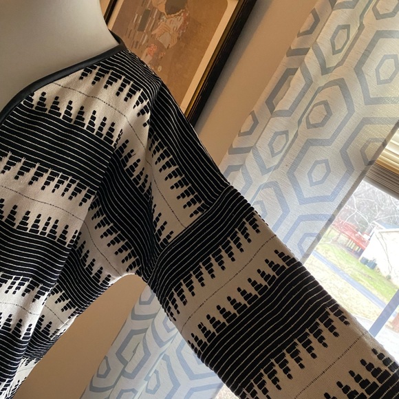 Jacket/cover - cool print with faux leather trim! - Picture 6 of 7